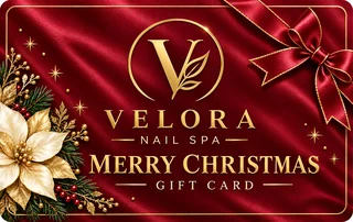 Burgundy Christmas gift card