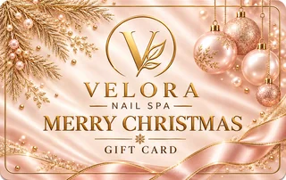 Rose Gold Noel gift card